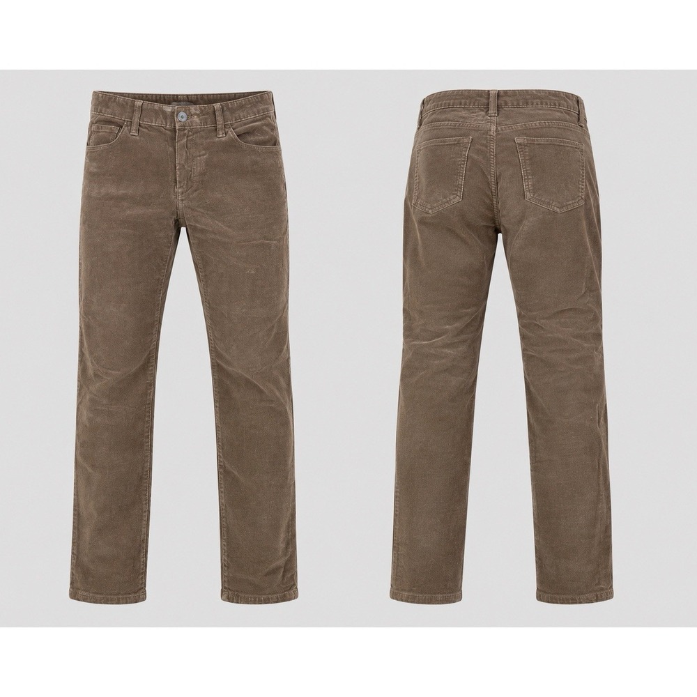 Banana Republic Corduroy  Pants WOMENS 25x26 Skinny Ankle Beige TAN Stretch Jean